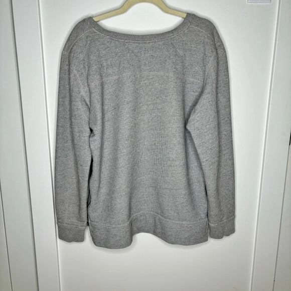 John Elliott Villain  Crewneck Sweatshirt Gray Size 4 (L/XL) Unisex - Picture 8 of 14